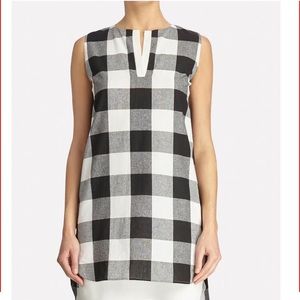 Misook NWOT Gingham Tunic.